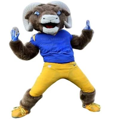 Adult Sport Power Ram Sport Team High School Suit Animal Mascot Costume Party Carnival Costumes