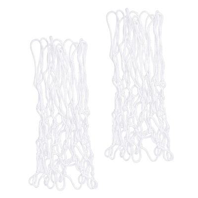 POPETPOP 2pcs Basketball Nets Heavy Duty Thick Outdoor Indoor Hand-Woven Professional Training Net