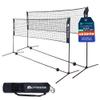 Outdoor Cruiser Portable Sports Net - Indoor and Outdoor for Badminton, Pickleball, Tennis, Soccer Tennis, and Volleyball, Adjustable Height (38-61 Inches), Durable Nylon and Rust-Resistant Steel Pole view 1