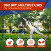 Outdoor Cruiser Portable Sports Net - Indoor and Outdoor for Badminton, Pickleball, Tennis, Soccer Tennis, and Volleyball, Adjustable Height (38-61 Inches), Durable Nylon and Rust-Resistant Steel Pole view 3