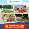Outdoor Cruiser Portable Sports Net - Indoor and Outdoor for Badminton, Pickleball, Tennis, Soccer Tennis, and Volleyball, Adjustable Height (38-61 Inches), Durable Nylon and Rust-Resistant Steel Pole view 4