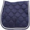 AD Saddlery Soft Quilted Padded Lightweight Dressage Saddle Pad Horse Suede Square English Sheepskin Cotton Lining Foam Cushioning Size:Full,Cob,Pony Horse, P82 (Adult: Spine: 24in L: 19in W: 26in) view 1