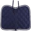 AD Saddlery Soft Quilted Padded Lightweight Dressage Saddle Pad Horse Suede Square English Sheepskin Cotton Lining Foam Cushioning Size:Full,Cob,Pony Horse, P82 (Adult: Spine: 24in L: 19in W: 26in) view 3