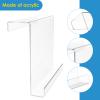 Treadmill Tablet Holder Acrylic Treadmill Book Holder Transparent Treadmill Tablet Mount Portable Exercise Bike Reading Stand for Tablet Magazines and Books US(transparent color) view 3