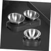 BESPORTBLE 1pc Stainless Steel Adjustable Cat Feeding Bowl Tilted Design for Comfortable Eating Easy to Pet Food Container for Cats and Dogs view 4
