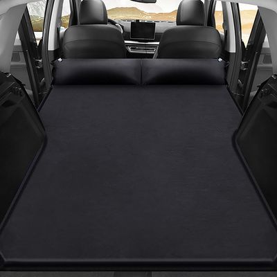 MZYLW Car Inflatable Mattress for Jeep Wrangler JL 2-Door 2018 2019 2020 Portable Air Sleeping Bed with Pillow Camping Travel Cot Inflatable Trunk Sleeping Pad,Black