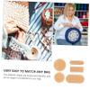 LIFKOME 5pcs Pu Bag Bottom Pads Leather Cushion for Handbags Stylish Base Inserts for Projects Small Oval Rectangle Large Oval view 3