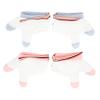 DEARMAMY 2pairs Essential Newborn Boys and Girls Protective Gloves for Eating Correction Soft Material Easy to Clean Fit for Outdoor Random Style