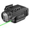XYH-Win Aluminum 1000 Lumens Green Laser Light Combo with Strobe Function for Glock/SIG Pistol, Tactical Flashlight Laser Sight Fits for Picatinny Rail & Full Compact Rail, USB Magnetic Rechargeable view 1