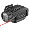 XYH-Win Aluminum 1000 Lumens Red Laser Light Combo with Strobe Function for Glock/SIG Pistol, Tactical Flashlight Laser Sight Fits for Picatinny Rail & Full Compact Rail, USB Magnetic Rechargeable view 1