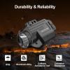 XYH-Win Aluminum 1000 Lumens Red Laser Light Combo with Strobe Function for Glock/SIG Pistol, Tactical Flashlight Laser Sight Fits for Picatinny Rail & Full Compact Rail, USB Magnetic Rechargeable view 4