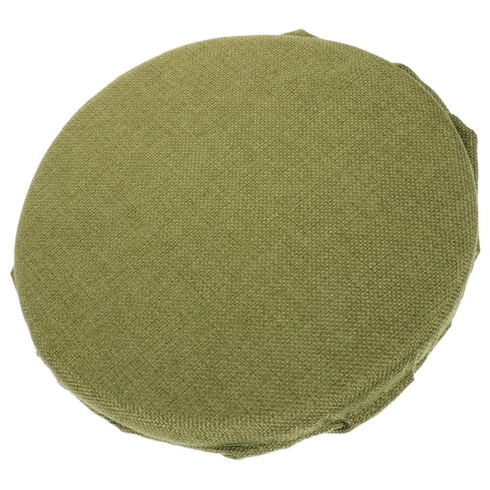 MUSISALY Telescoping Stool Cushion Lightweight Outdoor Seat Pad for Camping Fishing and Travel Oxford Green Linen Design and Quick Setup