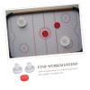 BESPORTBLE 2sets Air Hockey Pucks and Paddles Air Hockey Game Accessories with White Red Balls for Fun Indoor Play and Replacement Needs view 3