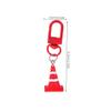 BRIGHTFUFU 10pcs Traffic Cone Keychain Pendant Resin Road Block Charms for Accessories Fun Party Goodie Bag Fillers for All Ages and Occasions view 2