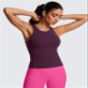 CRZ YOGA Butterluxe High Neck Tank Tops for Women - Yoga Workout Athletic Gym Camisole Racerback Sleeveless Shirts Deep Purple Large view 2