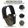 GUCHO Noise Reduction Safety Shooting Ear Muffs,Hearing Protection Ear Muffs,Shooting Range Ear Protection for Hunting Mowing view 2