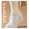 Lock Shoelaces Without Ties Flat Elastic Laces Sneakers Boots No Tie Shoelace Rubber Bands For Shoes Accessories(Black) view 3