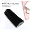 AOKWAWALIY Plush Jewelry Roll Bag for Travel Portable Jewelry Storage Pouch Zipper Organizer for Necklaces Bracelets and Earrings for Women view 2