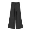 Baggy Wide Leg Sweatpants Woman Oversized Y2K High Waisted Fleece Jogger Pants Trendy Cute Sweat Pants with Pockets Loose Flare Sweatpants Drawstring Cotton Pants Plus Size Lounge Pants Palazzo Pants view 2