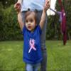 3T Royal Toddler Cute Script Breast Cancer Awareness Ribbon Toddler T-Shirt view 3