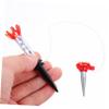 POPETPOP 5sets Golf Training Tees Magnetic Golf Tee Holders Easy to Carry 2pcs*5 view 2