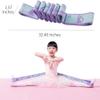 2 Pcs Stretching Strap for Kids Dancing,Elastic Yoga Stretch Strap,8 Loops Stretching Strap Mainly used for Dance,Pilates,Yoga & Gymnastics Exercise for Children (Blue) view 4