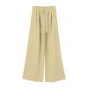Baggy Wide Leg Sweatpants Woman Oversized Y2K High Waisted Fleece Jogger Pants Trendy Cute Sweat Pants with Pockets Loose Flare Sweatpants Drawstring Cotton Pants Plus Size Lounge Pants Palazzo Pants view 2