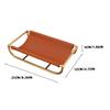 AOKWAWALIY Decorative Ornament Storage Rack Leather Key Holder Elegant Home Accessory view 3