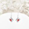 JBAERD Crab Earrings 925 Sterling Silver Crab Pendant Dangle Drop Earrings Ocean Animals Jewelry Gifts for Beach Party Charms view 4