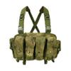 HRTACPAG Tactical Chest Rig for Airsoft - AK Chest Rig -Adjustable Tactical Outdoor Hunting Chest Rig with Mag Pouches Ruin Camo view 1