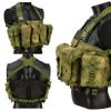 HRTACPAG Tactical Chest Rig for Airsoft - AK Chest Rig -Adjustable Tactical Outdoor Hunting Chest Rig with Mag Pouches Ruin Camo view 2