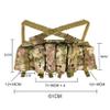 HRTACPAG Tactical Chest Rig for Airsoft - AK Chest Rig -Adjustable Tactical Outdoor Hunting Chest Rig with Mag Pouches Camo view 3