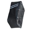 PAMINGONO Large Capacity Cycling Bag Bike Pannier Rear Saddle Bag Reflective Strips Double Zipper Pu Leather view 1