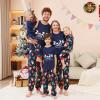 YRAETENM Christmas Pajamas for Family Family Xmas Matching Pajama Sets Short Sleeve Tee and Bottom Loungewear Holiday Jammies view 4