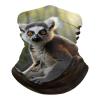 VFMNT Neck Gaiter for Women Men Ringtailed Lemur Bandana Balaclava Face Mask Elastic Face Scarf Windproof Head Wrap Cooling Breathable Face Cover for Cycling Sports Outdoor view 1