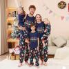 YRAETENM Christmas Pajamas for Family Family Xmas Matching Pajama Sets Short Sleeve Tee and Bottom Loungewear Holiday Jammies view 4