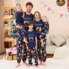 YRAETENM Christmas Pajamas for Family Family Xmas Matching Pajama Sets Short Sleeve Tee and Bottom Loungewear Holiday Jammies view 4