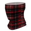 VFMNT Neck Gaiter for Women Men Red And Black Plaid Bandana Balaclava Face Mask Elastic Face Scarf Windproof Head Wrap Cooling Breathable Face Cover for Cycling Sports Outdoor view 3
