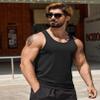 COOFANDY Men's Workout Tank Tops Pack Dry Fit Sleeveless Running Shirts Gym Muscle Bodybuilding T Shirts Black/Army Green view 2