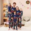 YRAETENM Christmas Pajamas for Family Family Xmas Matching Pajama Sets Short Sleeve Tee and Bottom Loungewear Holiday Jammies view 4