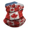 VFMNT Neck Gaiter for Women Men Canadian Flag Bandana Balaclava Face Mask Elastic Face Scarf Windproof Head Wrap Cooling Breathable Face Cover for Cycling Sports Outdoor view 1