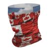 VFMNT Neck Gaiter for Women Men Canadian Flag Bandana Balaclava Face Mask Elastic Face Scarf Windproof Head Wrap Cooling Breathable Face Cover for Cycling Sports Outdoor view 3