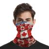 VFMNT Neck Gaiter for Women Men Canadian Flag Bandana Balaclava Face Mask Elastic Face Scarf Windproof Head Wrap Cooling Breathable Face Cover for Cycling Sports Outdoor view 4