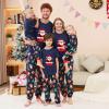 YRAETENM Christmas Pajamas for Family Family Xmas Matching Pajama Sets Short Sleeve Tee and Bottom Loungewear Holiday Jammies view 4