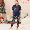 YRAETENM Christmas Pajamas for Family Family Xmas Matching Pajama Sets Short Sleeve Tee and Bottom Loungewear Holiday Jammies view 2