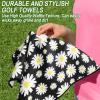 FINGER TEN Golf Towel Microfiber Waffle Towels for Golf Bags for Men Women Golf Club Bag Mini Lightweight for Men Women Ladies Kids with/Without view 4