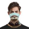 VFMNT Neck Gaiter for Women Men Cute Otter Bandana Balaclava Face Mask Elastic Face Scarf Windproof Head Wrap Cooling Breathable Face Cover for Cycling Sports Outdoor view 4