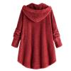 KICILVS Winter Coats for Women Fuzzy Fleece Pullover Sherpa Sweatshirt Soft Warm Oversized Hoodie Comfy Plus Size Loungewear view 3