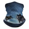 VFMNT Neck Gaiter for Women Men Wolfs Bandana Balaclava Face Mask Elastic Face Scarf Windproof Head Wrap Cooling Breathable Face Cover for Cycling Sports Outdoor view 1
