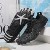 BIUHFN Climbing Sneakers,Lightweight Breathable Sports Shoes Lovers Athletic Shoes,Black Magma US 9 Women/US8 Men view 2